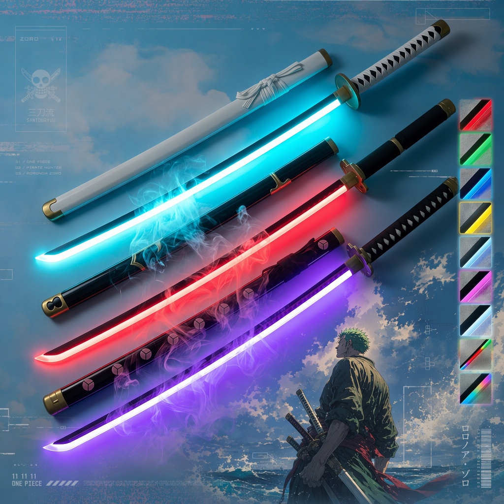 Cosplay Prop Katana - 40 Zoll One Piece Roronoa Zoro