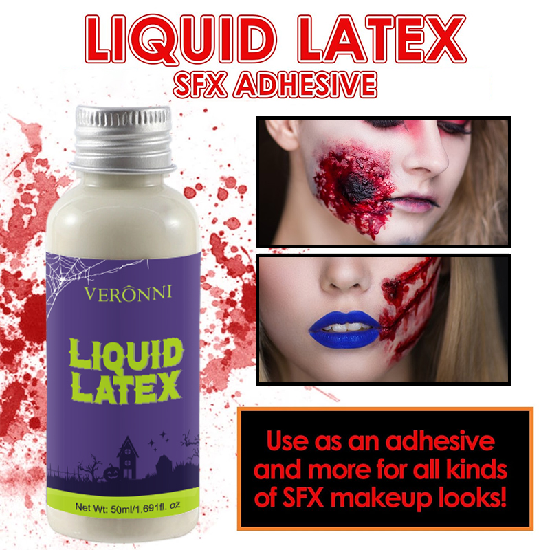 Body Paint Sfx - Schnelltrocknender Flüssiglatex-Make-up, SFX Kosmetik, Zombie Halloween