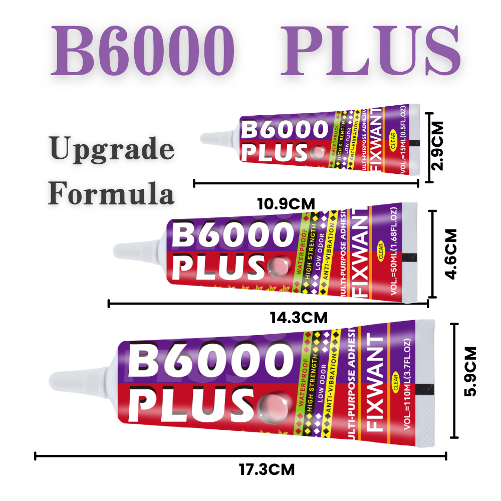 Contact Cement Glue - B6000 PLUS 15/50/110 ml klarer Kontakt-Telefonreparaturkleber