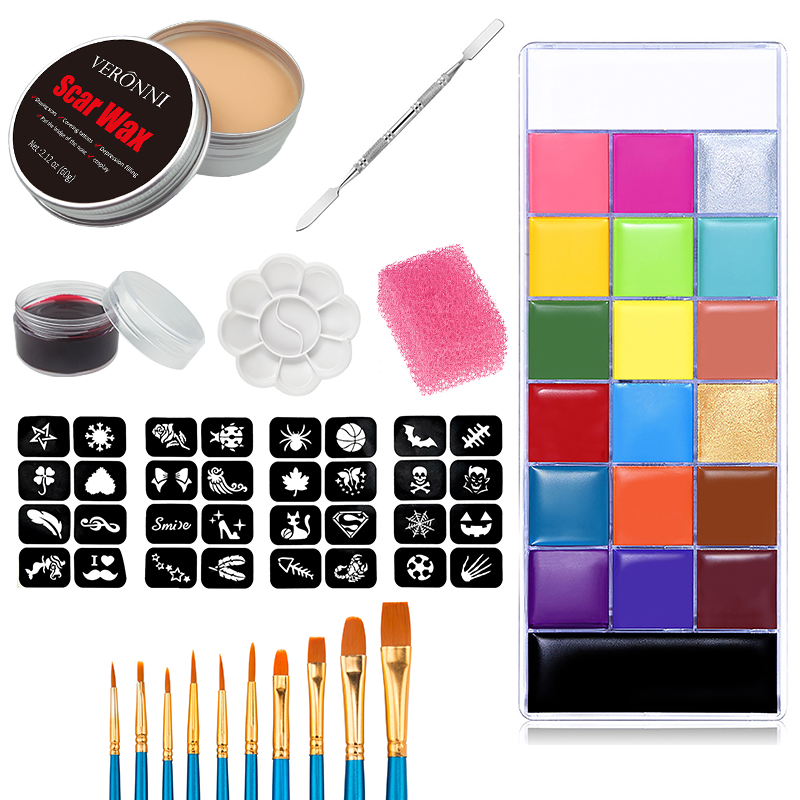 Body Paint Sfx - SFX Make-up-Set, 20 Farben, Gesichts- und