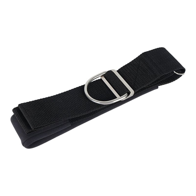 D Ring Strap - Tauch-Backplate für Schrittgurte mit Gurtband, Schiebeschnalle,