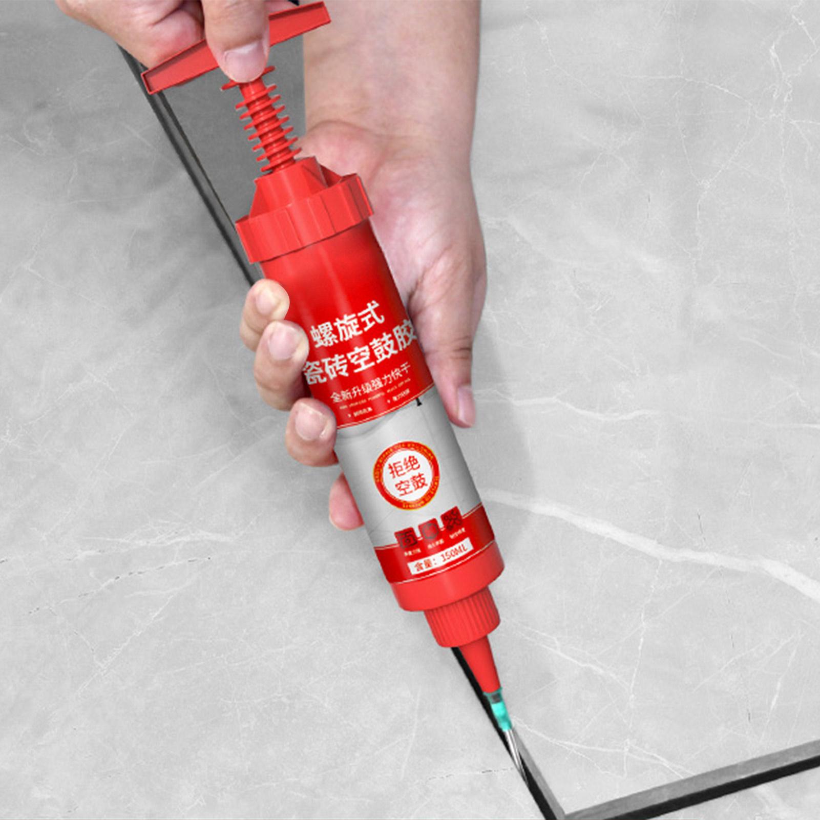 Contact Cement Glue - Keramik-Reparaturkleber, 5,07 Unzen, rostfreier Marmor-Bodenmörtel-Reparaturkleber, schnell