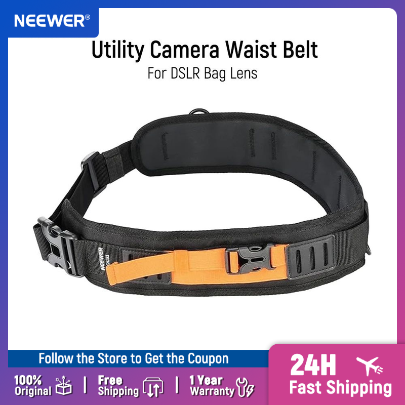 D Ring Strap - NEEWER Multifunktions-Hüftgurt für Utility-Kameras, Kameragurt für
