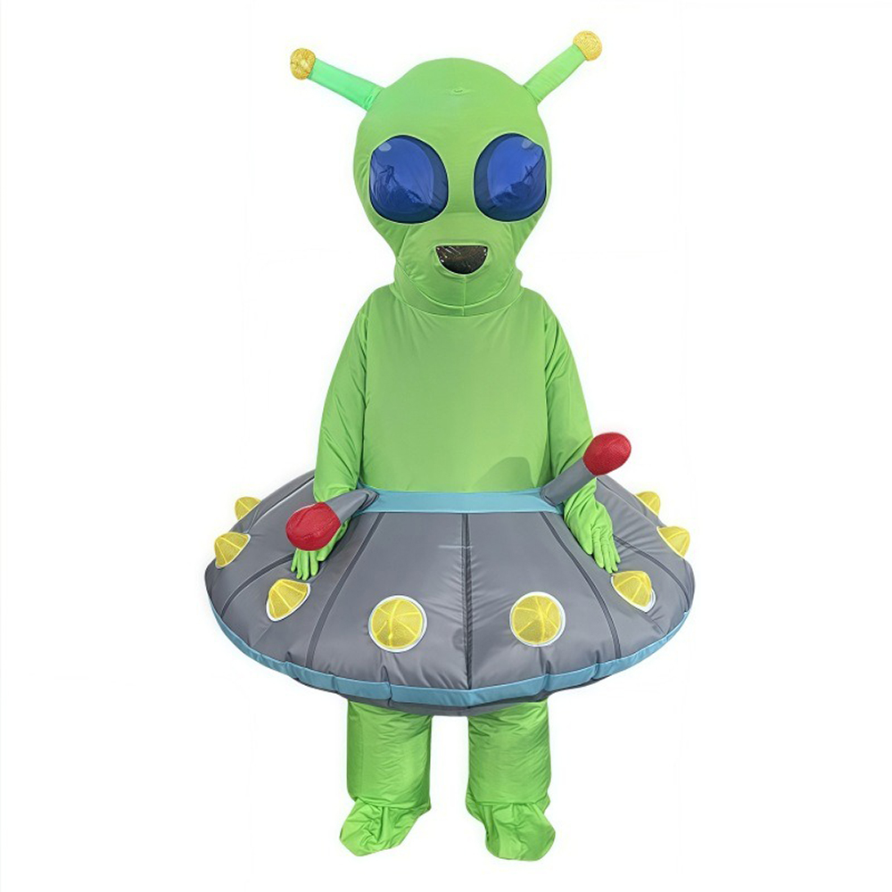 Cosplay Prop Business - Grüner UFO-Alien Aufblasbarer Anzug Vollständige Abdeckung