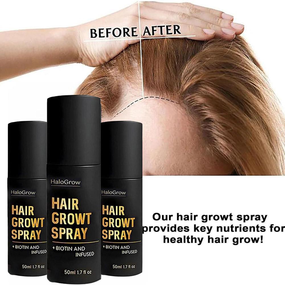 Hair Spray Color - Natürliches Haarwuchsspray mit Ingweröl und Biotin,