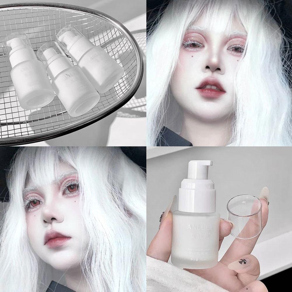 Cosplay Prop Primer - Matte Weiße Flüssige Foundation, Wasserfest Langanhaltend