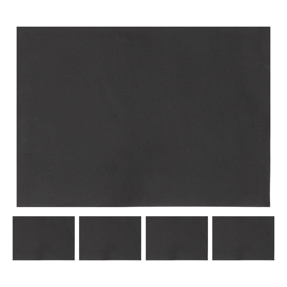 Cosplay Prop Foam Board - 5 Stück Schaumstoffplatten aus EVA-Schaum, schwarz,