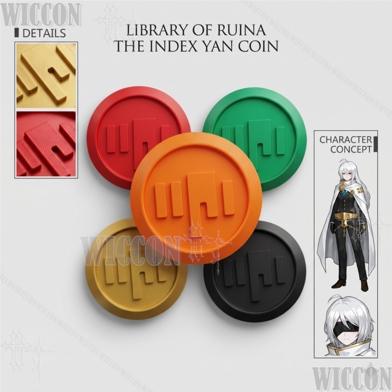 Cosplay Prop 3D Print - Library Of Ruina The Index Yan