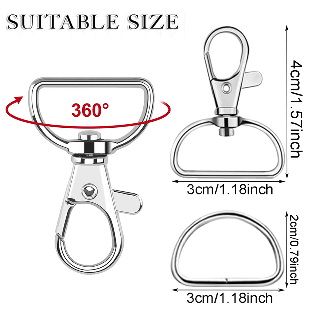 8/15/30er Set Karabinerhaken,  – D Ring Strap Bewertung und Preis