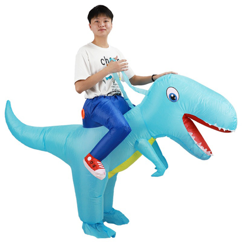 Aufblasbares Dinosaurier-Reitk – Cosplay Prop Business Bewertung und Preis