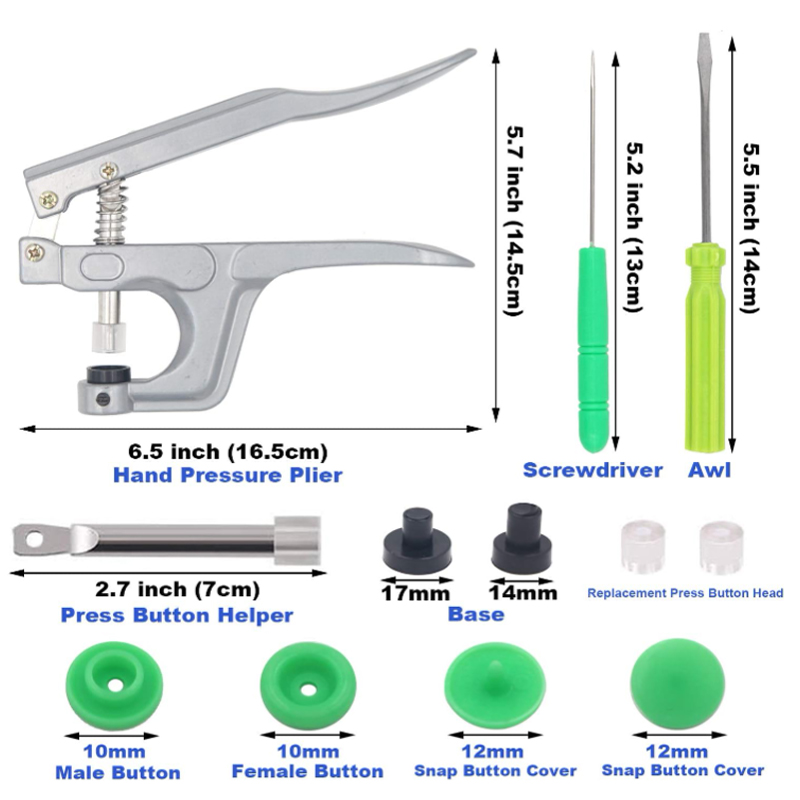 Druckknöpfe und Druckknöpfe, T – Snap Plier Setter Bewertung und Preis