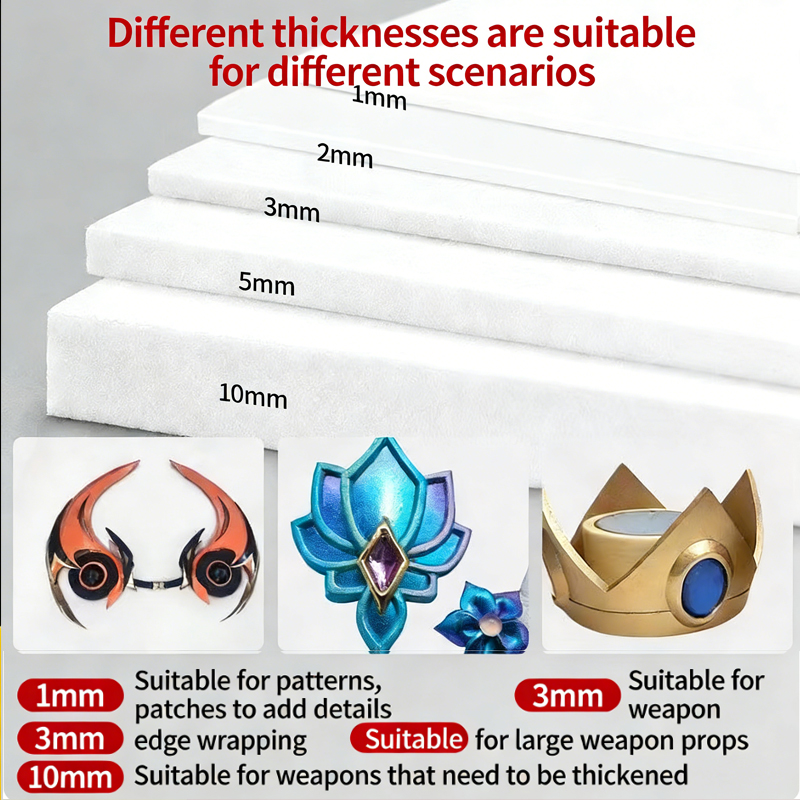 EVA-Schaumstoffplattenmaterial – Cosplay Prop Foam Board Bewertung und Preis