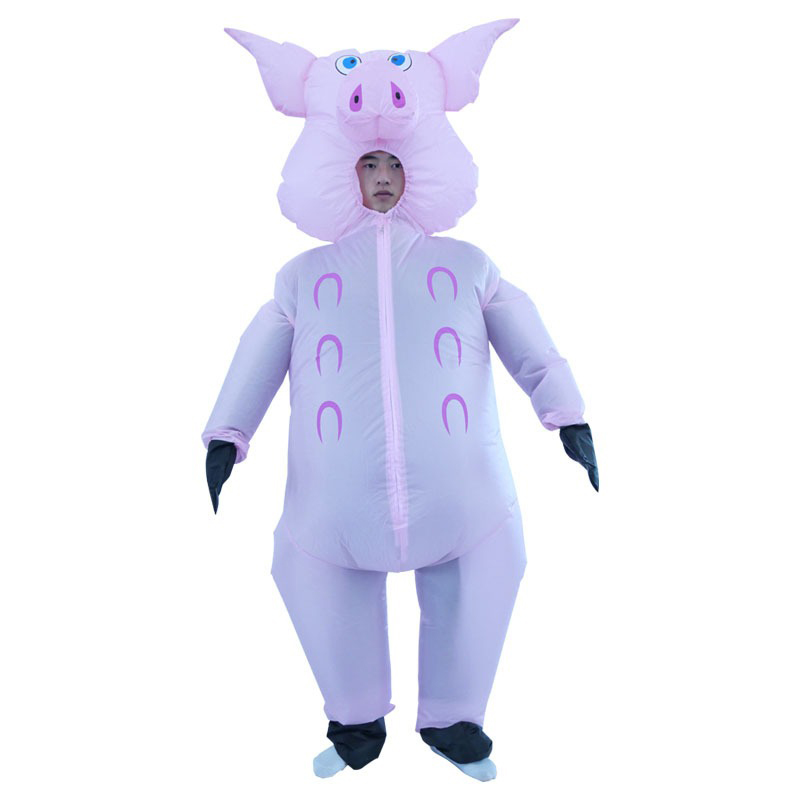 Rosa Schwein Aufblasbares Kost – Cosplay Prop Business Bewertung und Preis