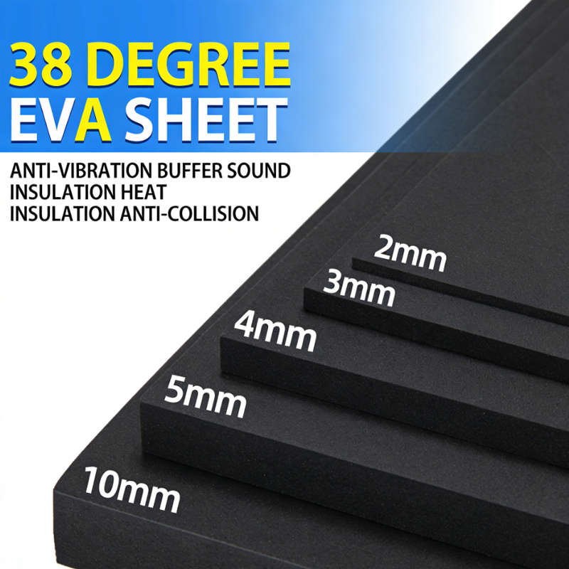 38-Grad Schwarzes EVA-Schaumst – Cosplay Prop Foam Board Bewertung und Preis