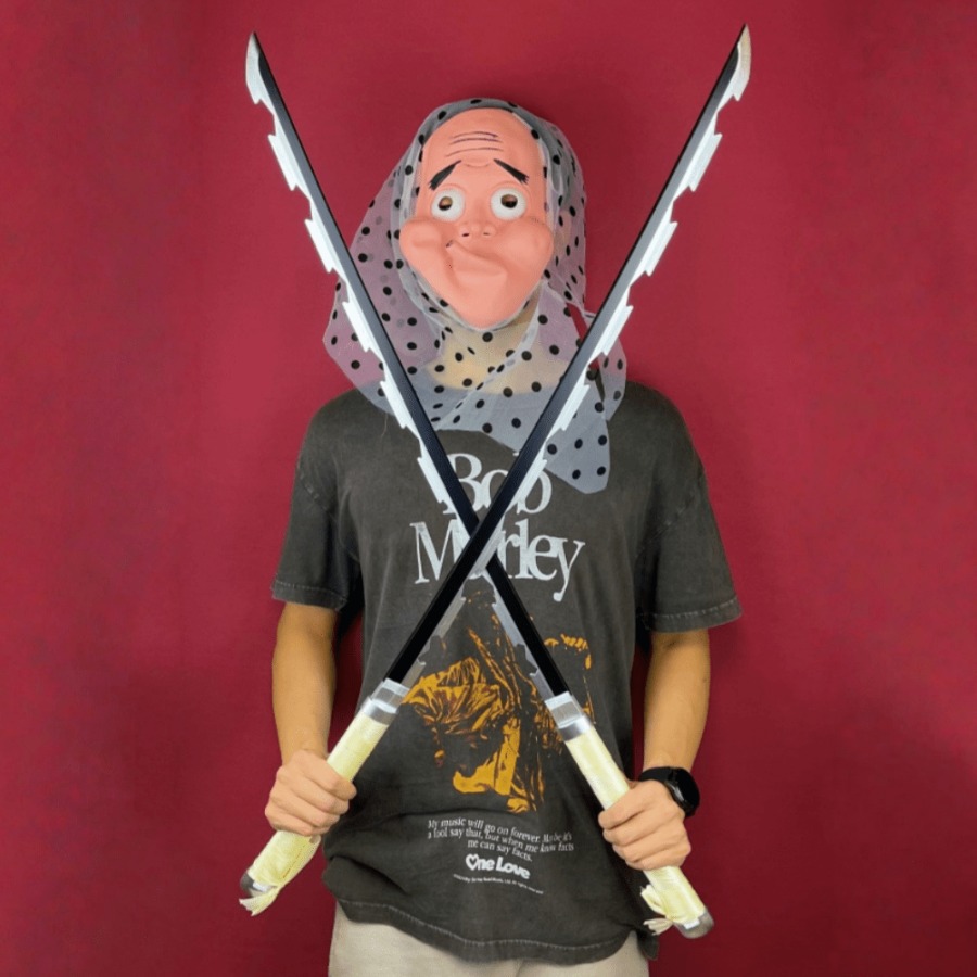 40 Zoll Dämon Sayaer Inosuke K – Cosplay Prop Katana Bewertung und Preis